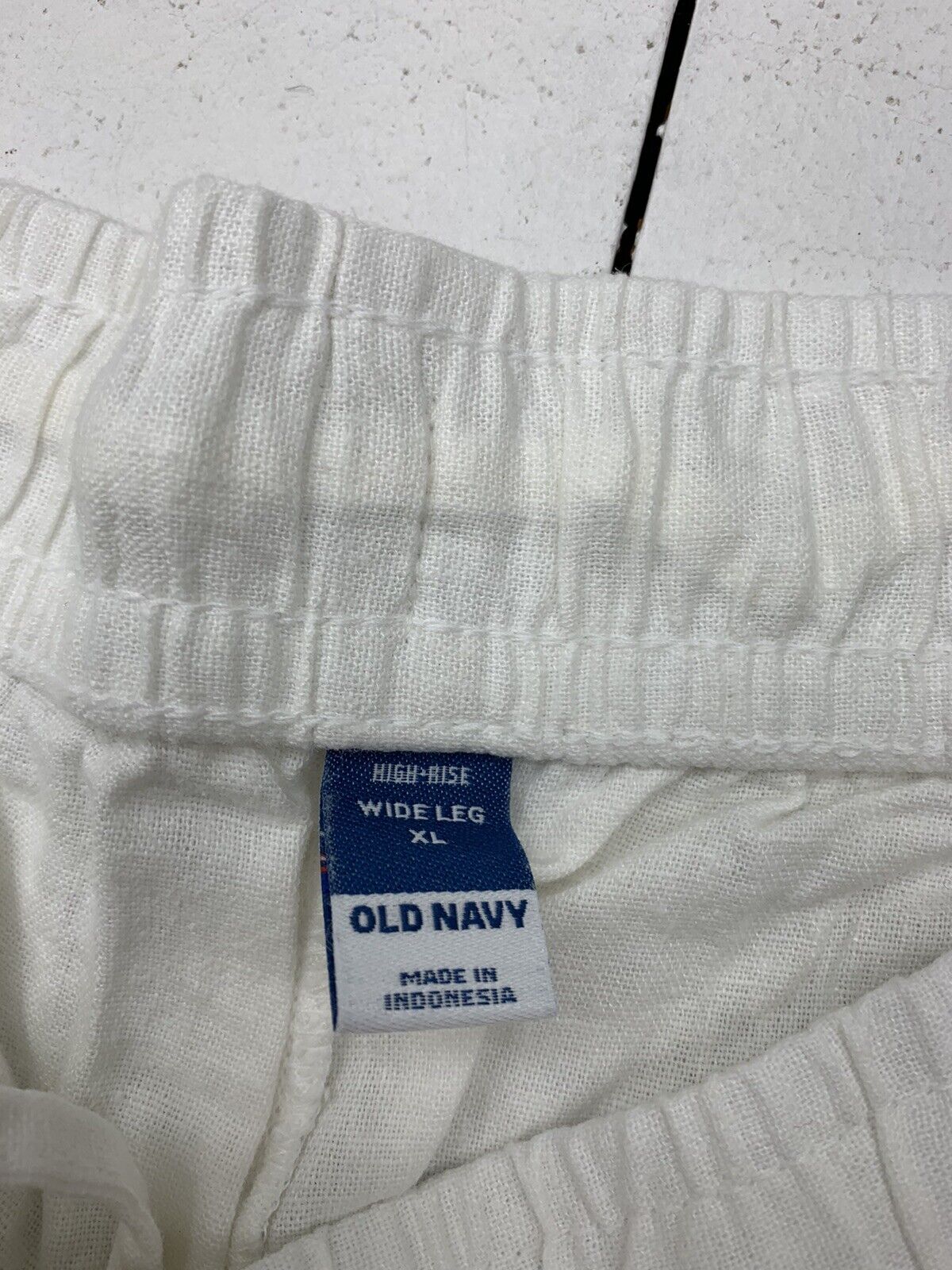 Old Navy Womens High Rise Wide Leg Linen Pants Size XL - beyond exchange