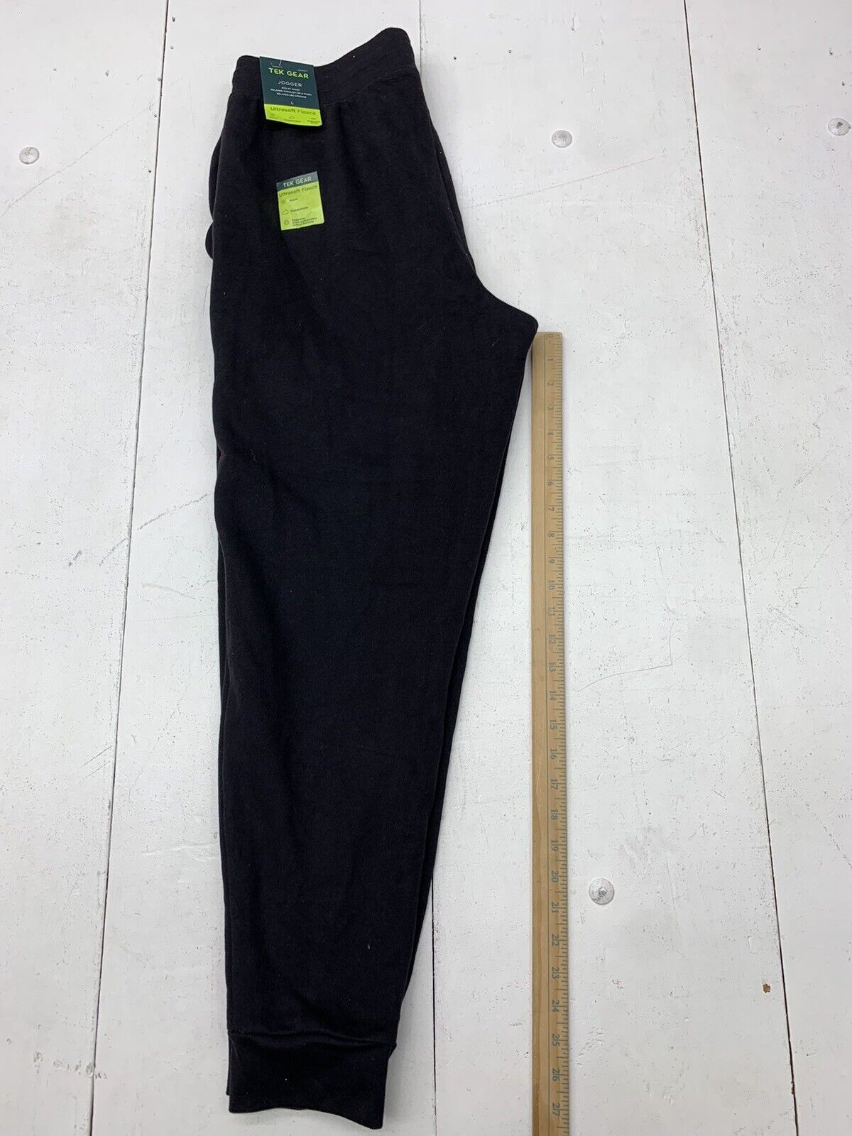 Tek Gear Ultra-soft Fleece Pants - Black - Size L.