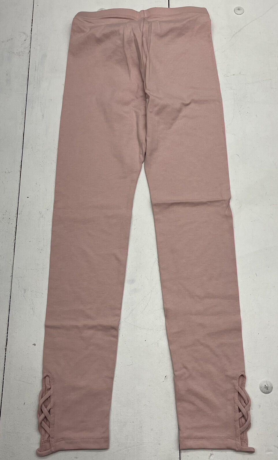Old Navy Pink Lattice-Hem Leggings Girls Size X-Large NEW - beyond exchange