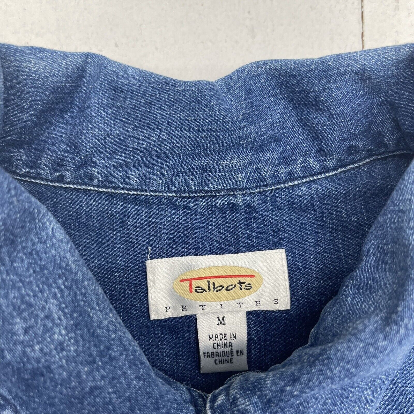 Talbots Blue Long Sleeve Button Up Women's Size Petite Medium - beyond  exchange