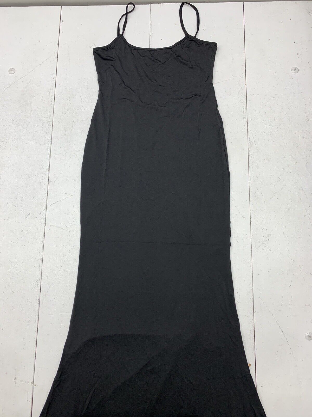 Unbranded Womens Black Long Tank Dress Size Large - beyond exchange