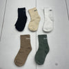 Shein 5 Pack Thumbs Up Crew Socks Unisex Kids OS New