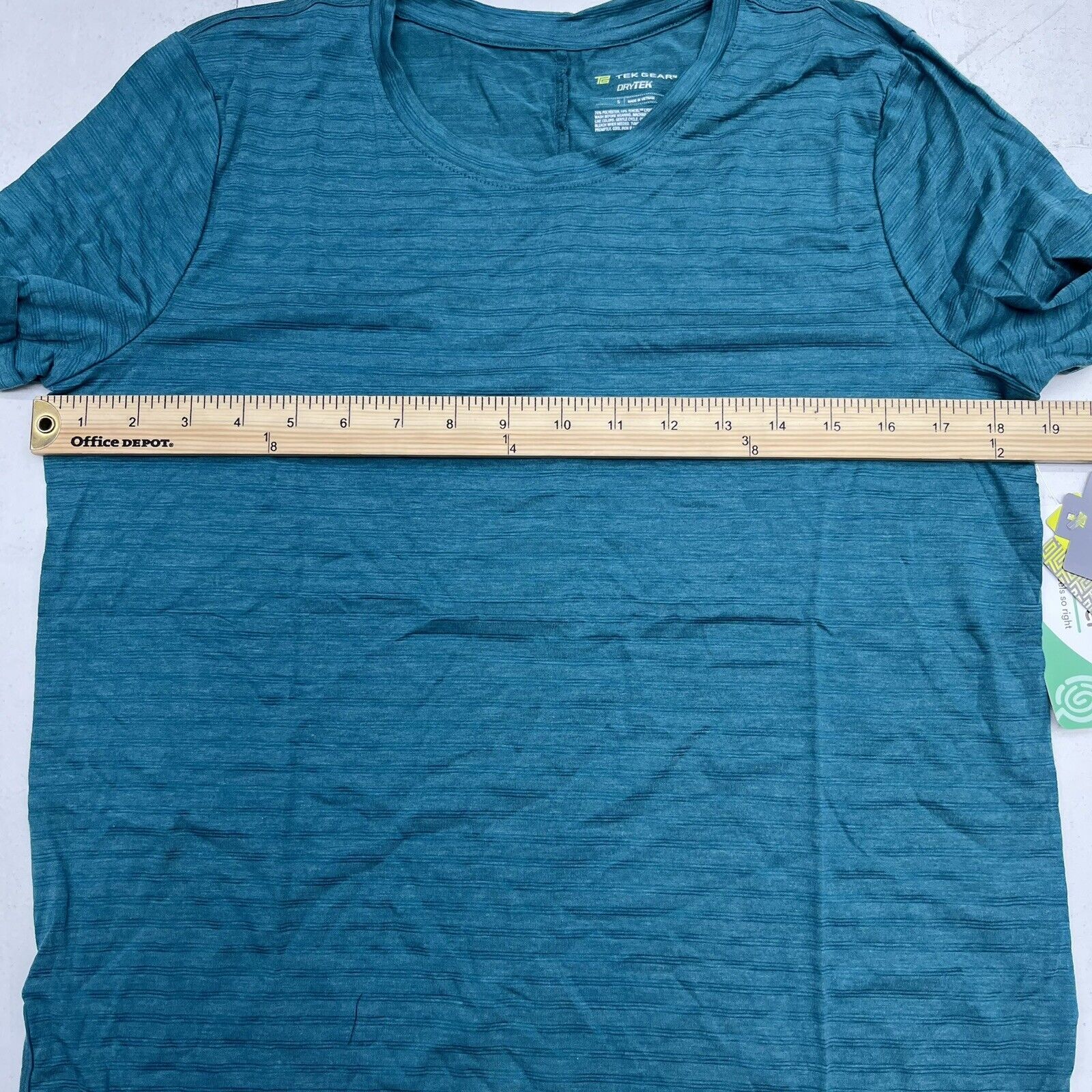 TEK Gear - Drytek - Athletic - Short Sleeve - Shirt - Size XL - BLUE