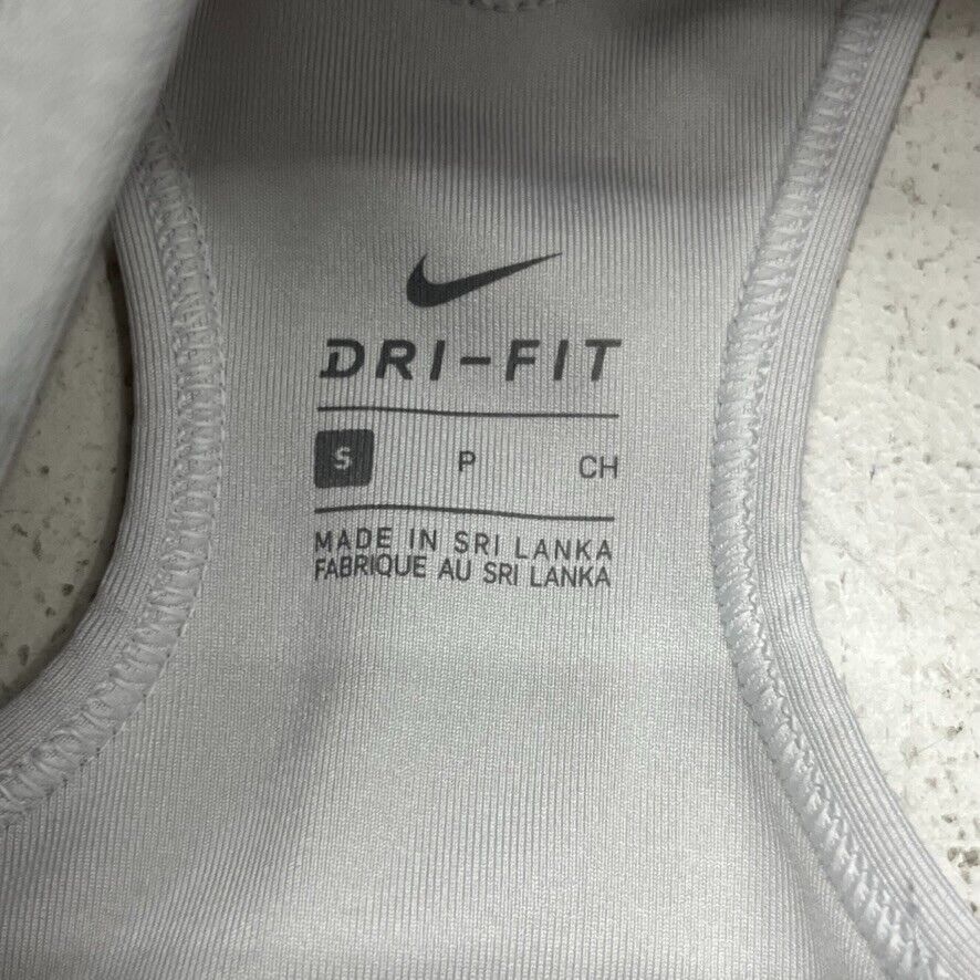 Nike White Dri-Fit Sports Bra Women's Size Small - beyond exchange