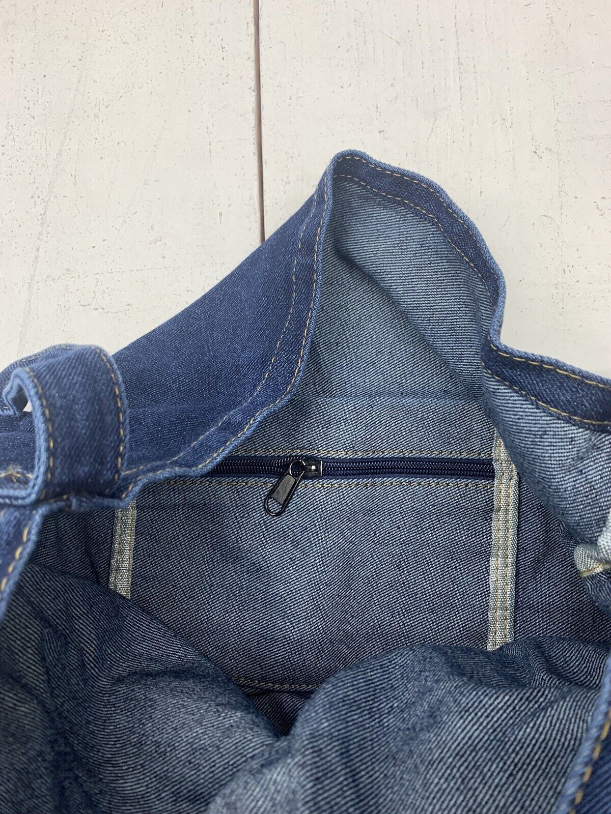 Blue Denim Shoulder Bag