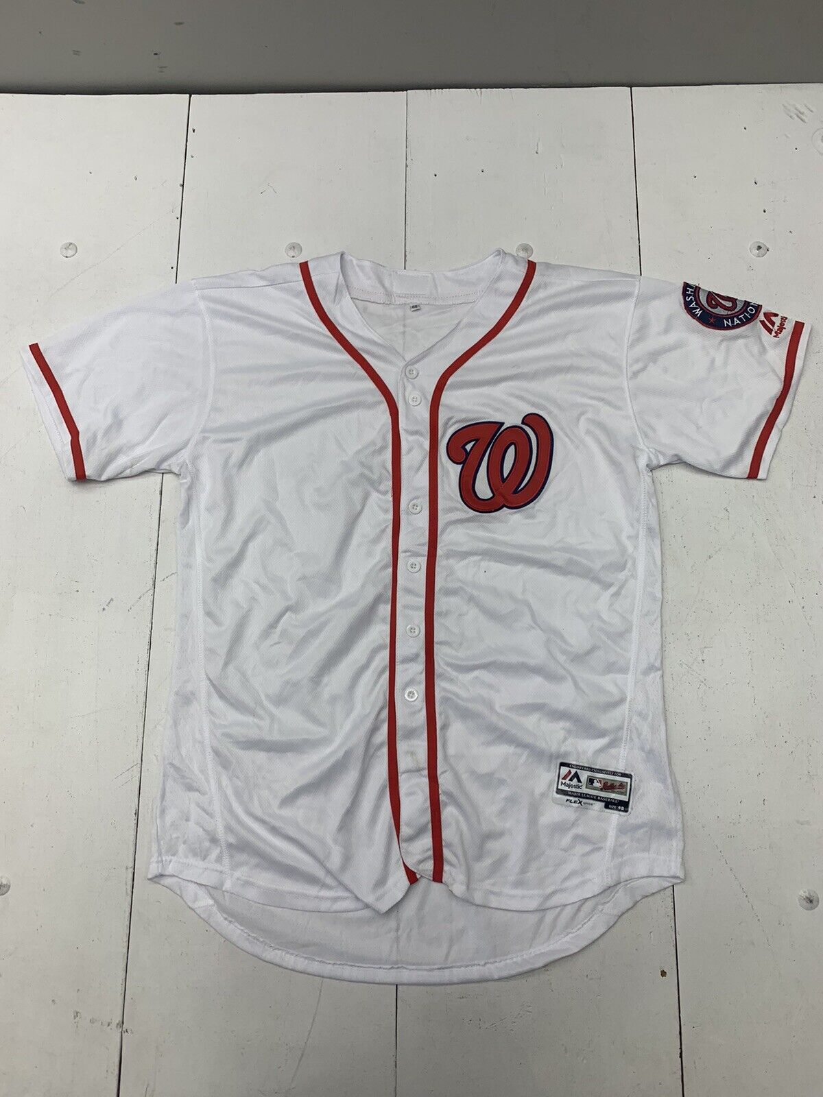 Majestic, Shirts, Washington Nationals Jersey Mens Medium Gray White Baseball  Mlb Majestic