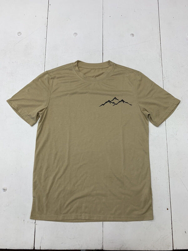 Yeti Mens Tan Short Sleeve Shirt Size Small - beyond exchange