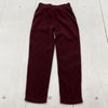 Old Navy Burgundy Fleece Sweatpants Boys Size Medium (8)