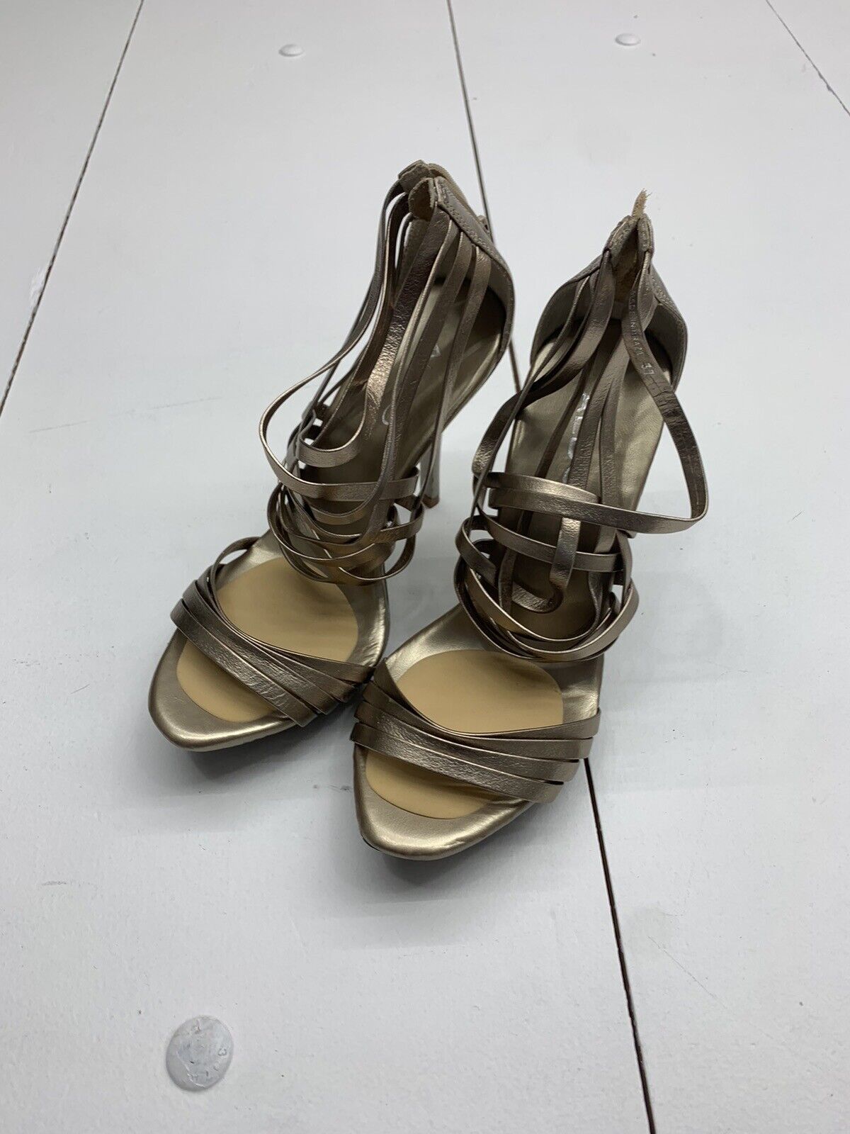 Aldo gold high outlet heels