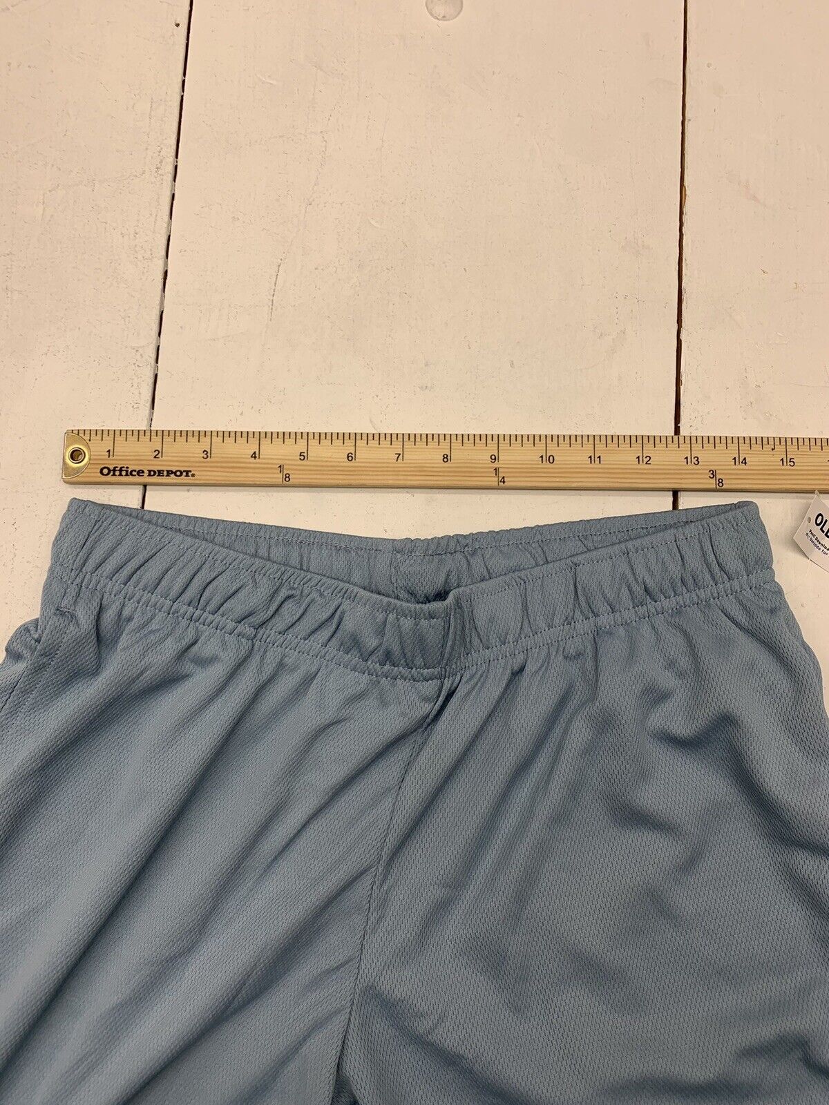 Men's Light Blue Athletic Shorts 6