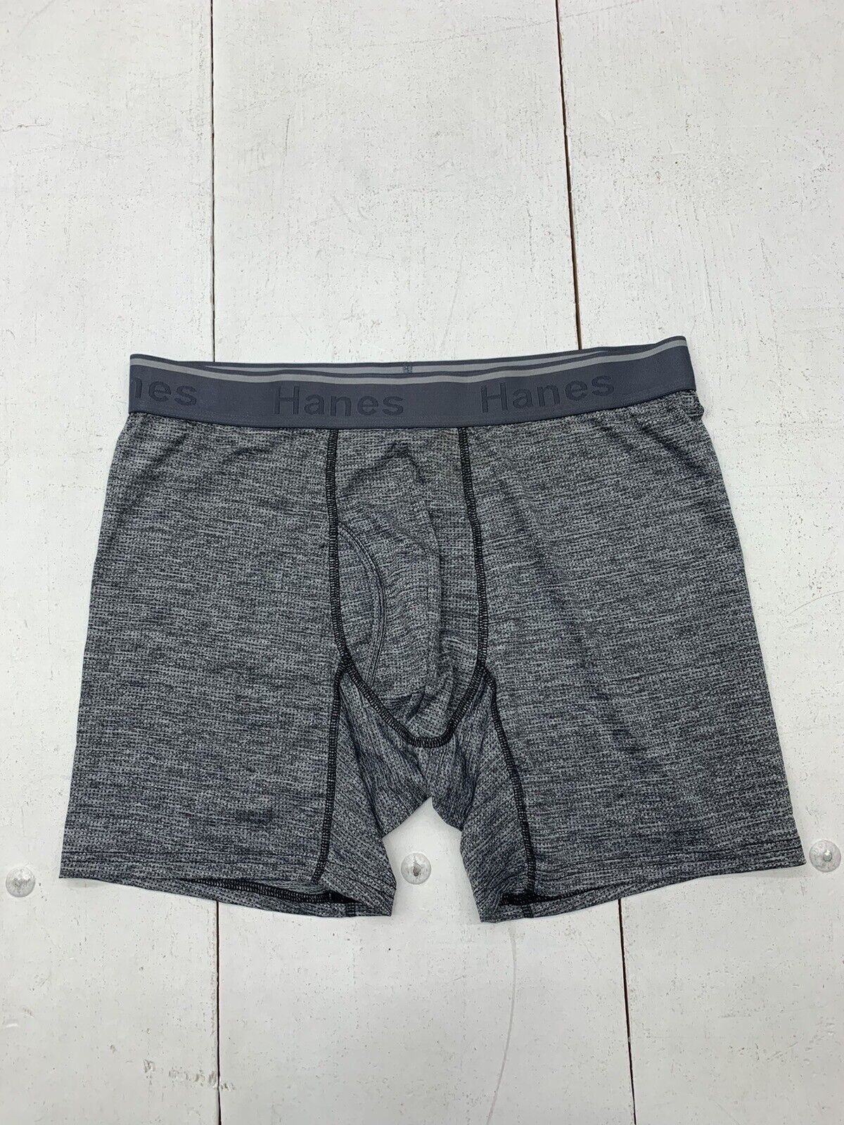 Hanes Mens Grey Comfort Flex Fit Boxer Briefs Size 2XL