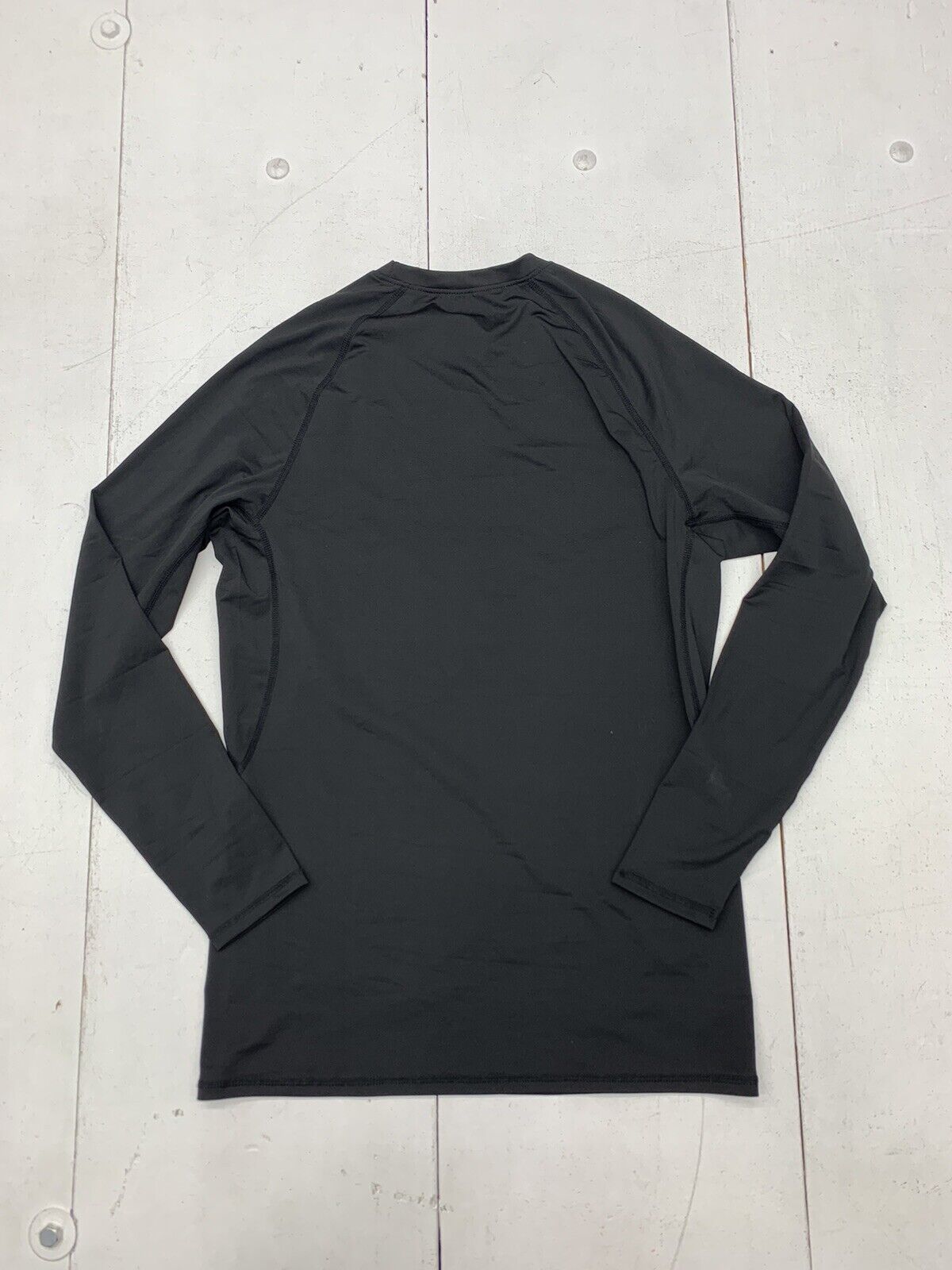 Hoplynn Womens Black Athletic Long Sleeve Shirt Size Large