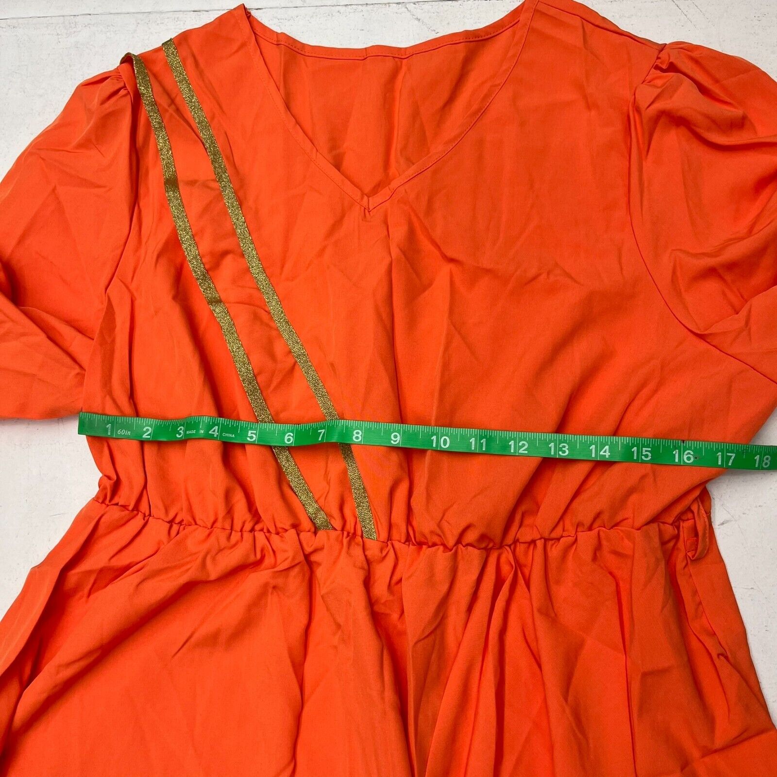 SHEIN Curve Orange Pink Color Block Shirt Dress Women's 2XL New - beyond  exchange