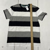 Old Navy White Striped Softest T-Shirt Boys Size Large NEW