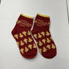 Red &amp; Yellow Crew Socks Unisex Kids One Size NEW