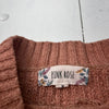Pink Rose Pink Mock Neck Crop Knit Sweater Women’s Size Medium