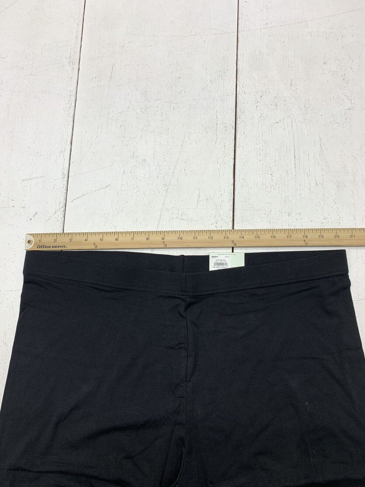 Just My Size Womens black leggings size 1X