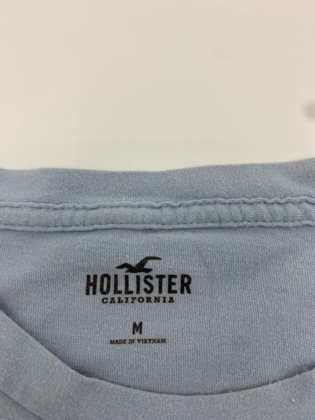 Hollister striped shirt in light blue