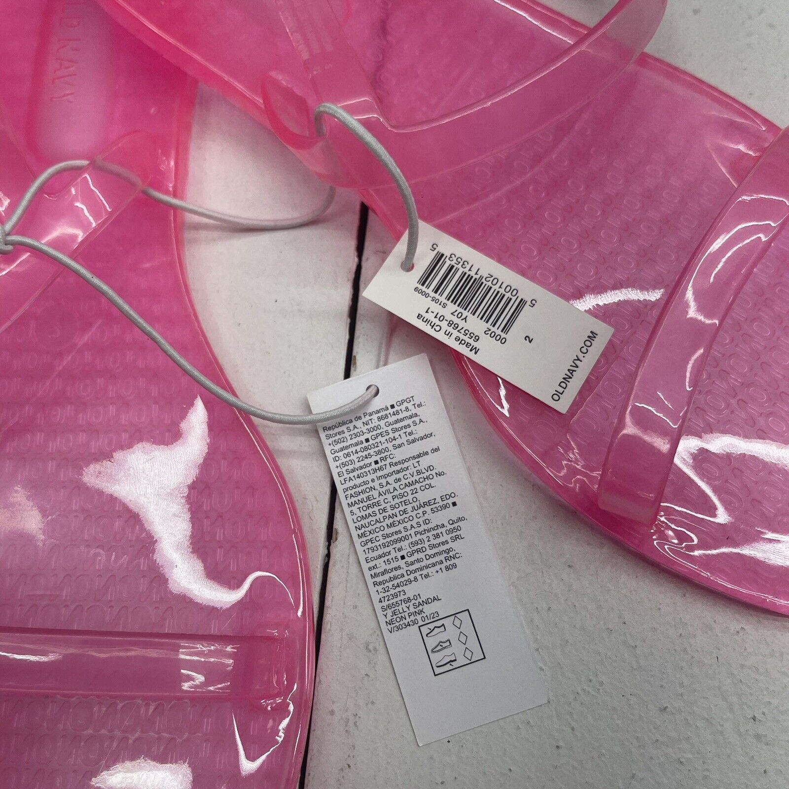 Old navy best sale neon jelly sandals