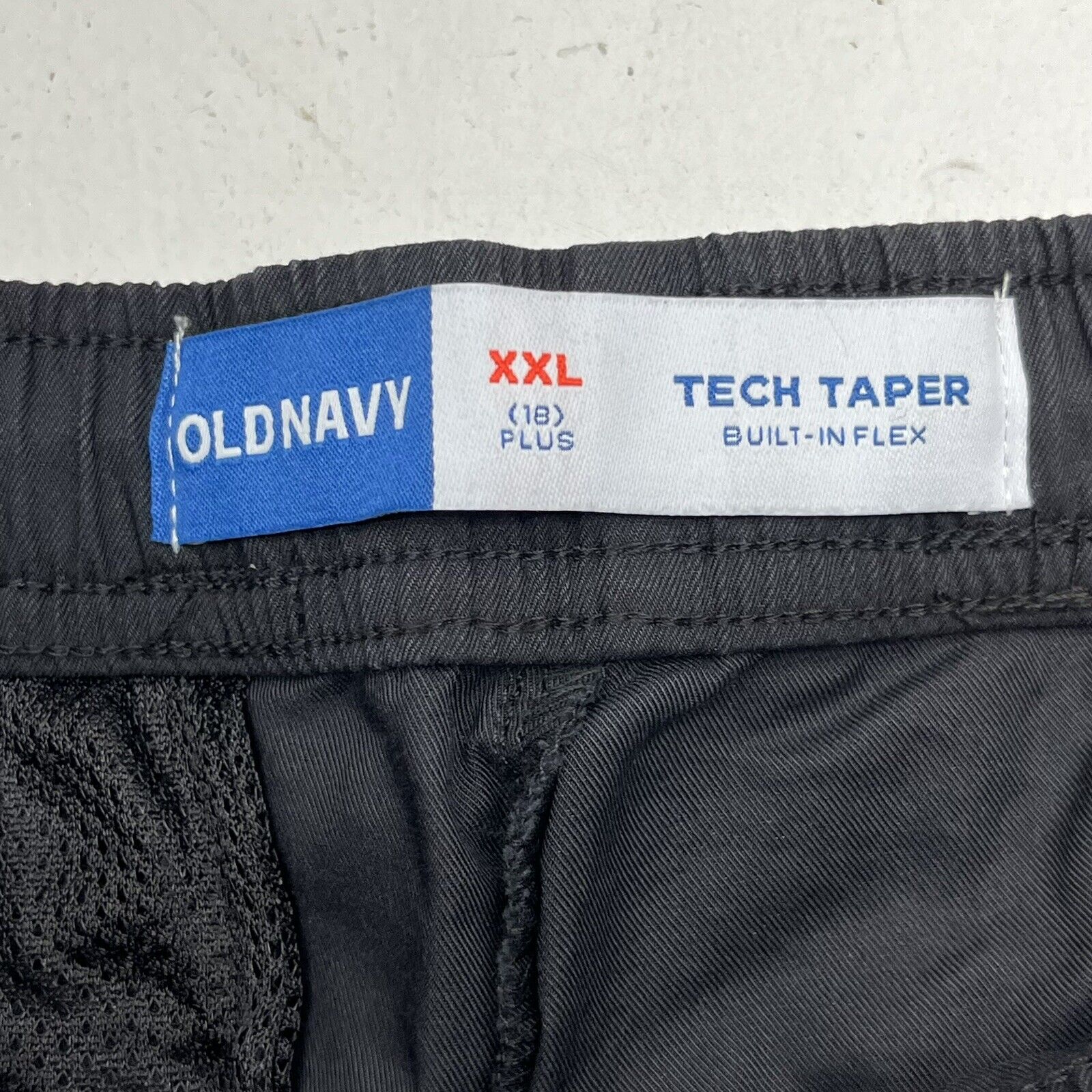 Old Navy Black Built-In Flex Tapered Tech Chino Pants Boys Size XXL NE -  beyond exchange