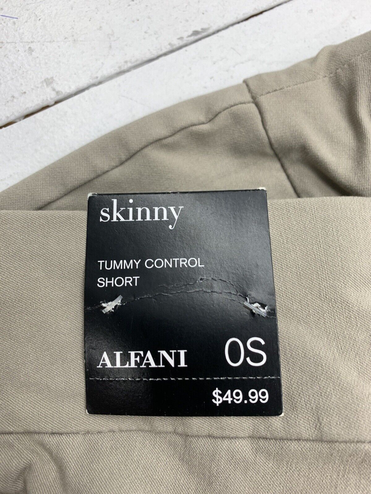 Alfani Womens Brown Skinny Tummy Control Pants One Size - beyond