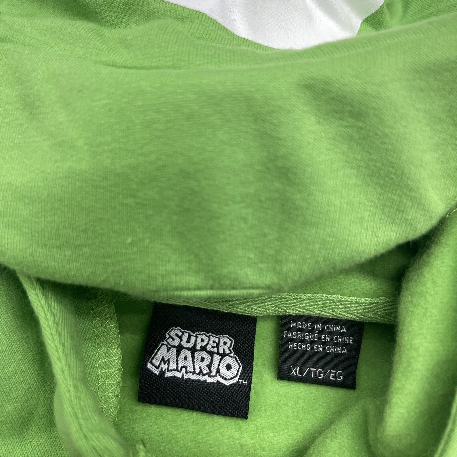 Super Mario Bros Luigi Zip Up Jacket Youth Boys Size XL NWOT - beyond  exchange