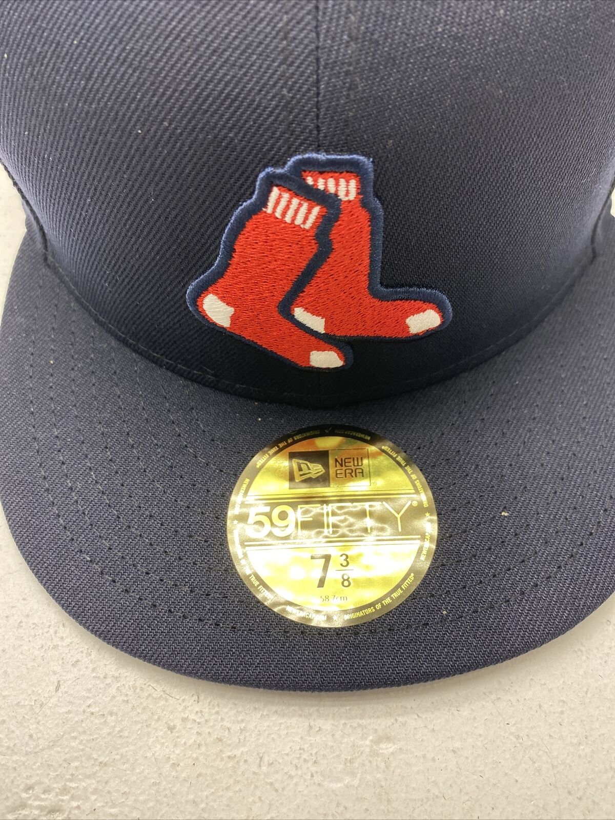 Concepts x New Era 59FIFTY Boston Red Sox Italy Flag Fitted Hat (Navy) 7 3/8