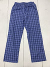 Mens Blue Plaid Pajama Pants Size Medium