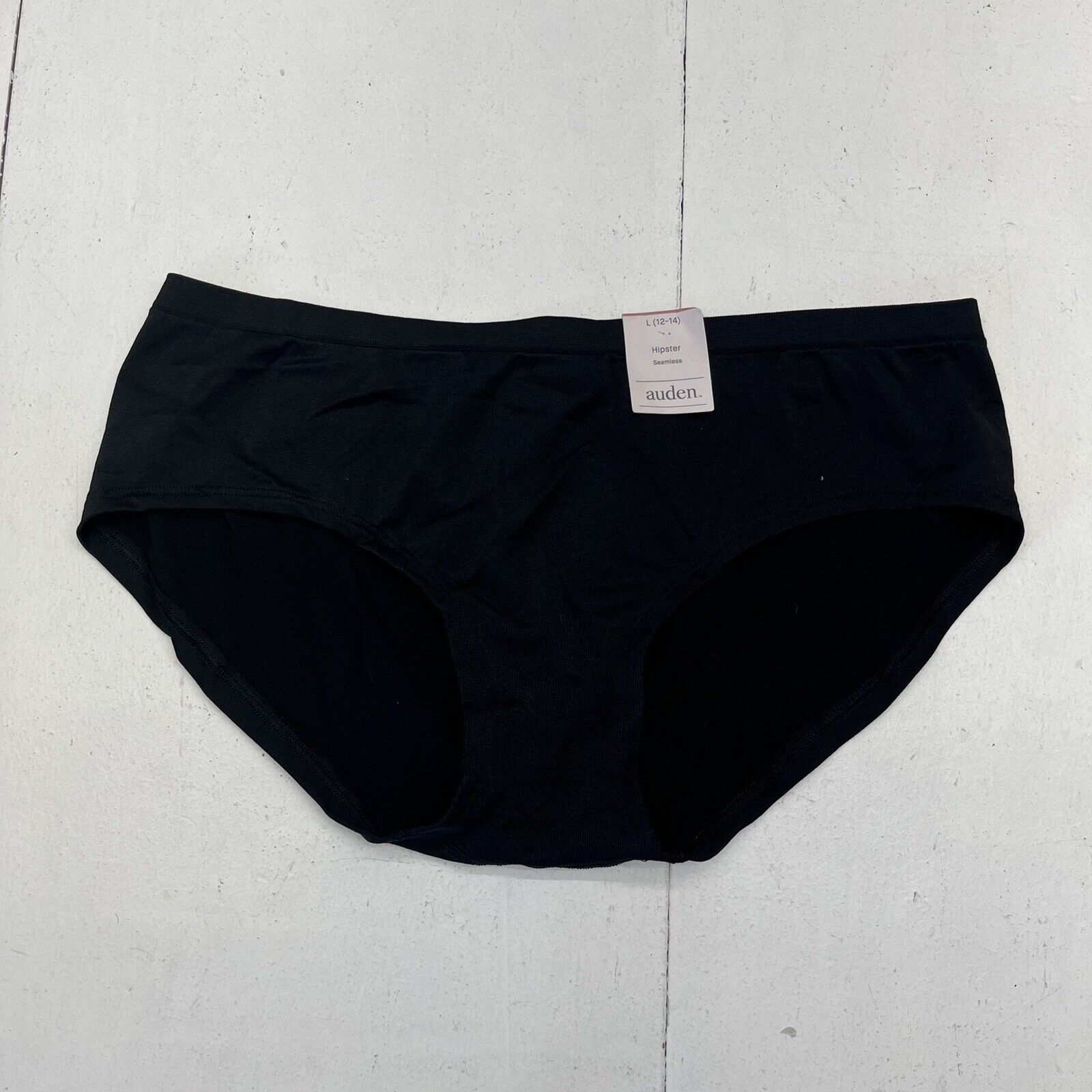 Auden Black Seamless Hipster Underwear Women's Size Large NEW