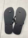 Old Navy Unisex Kids Black Flipflops Size 3-4 Youth