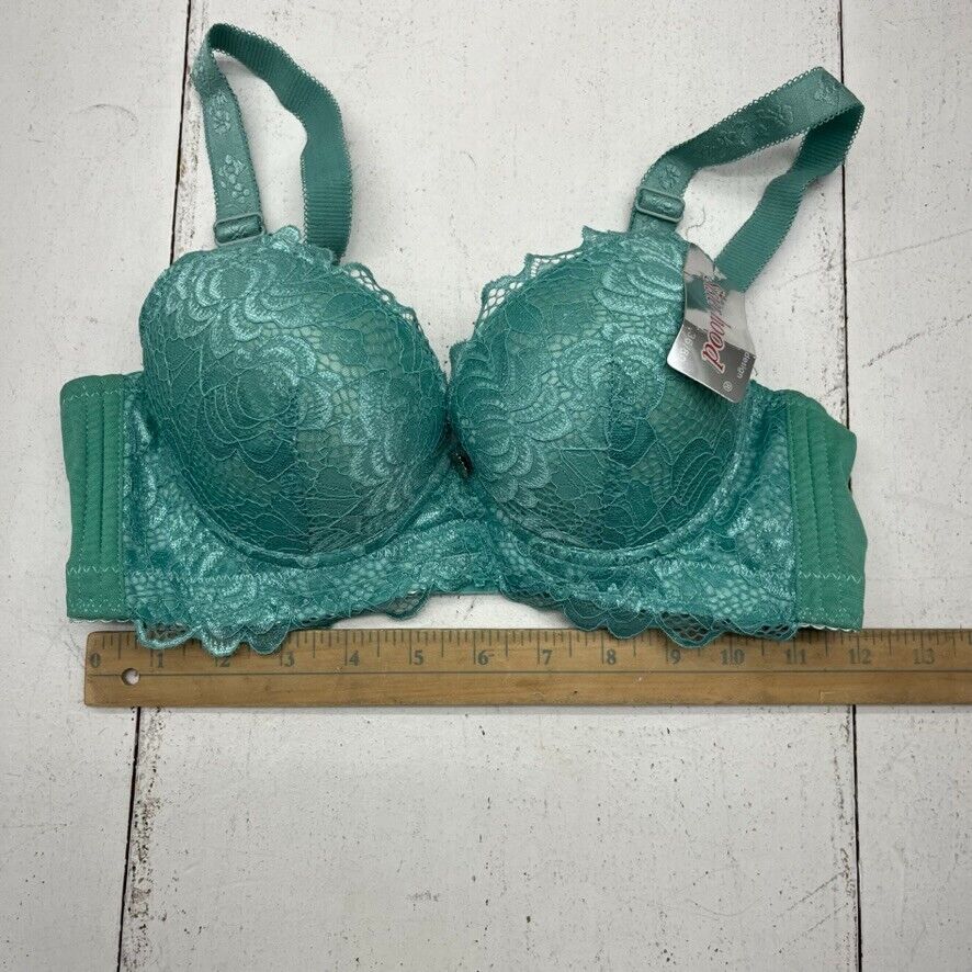 Lace Push Up Bra Green Bras & Bra Sets for Women for sale