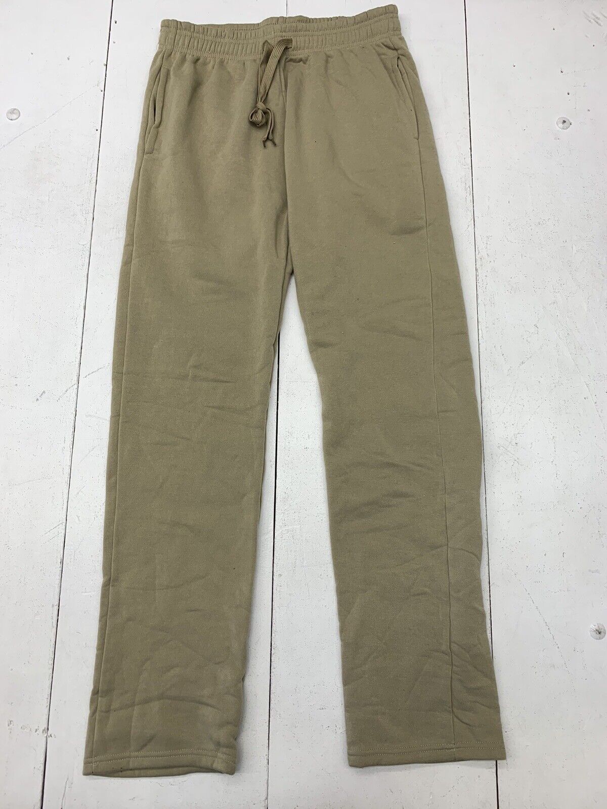 Real Essentials Mens Tan Sweatpants - beyond exchange