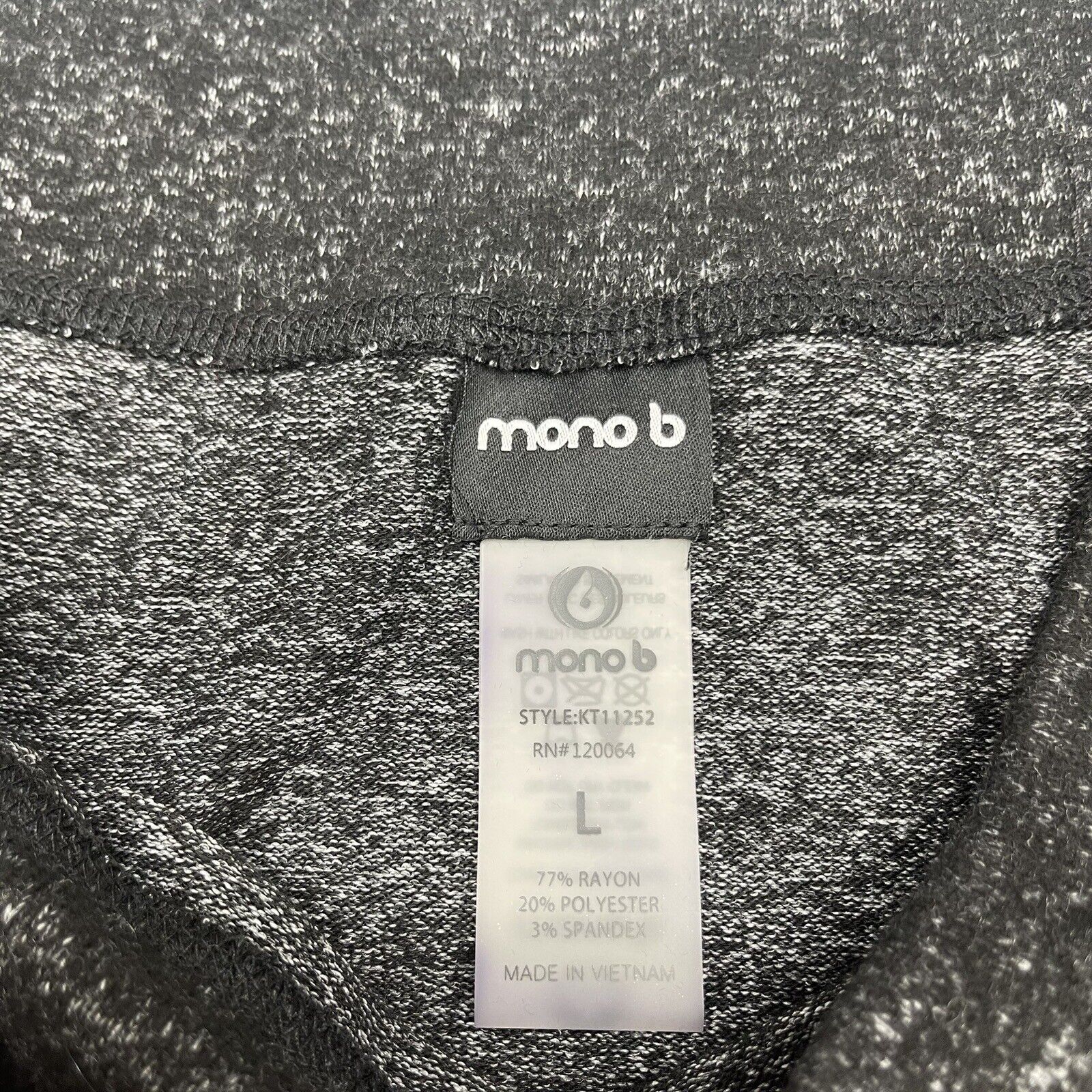 Mono B Black Long Sleeeve Sweater Women's Size Large - beyond exchange