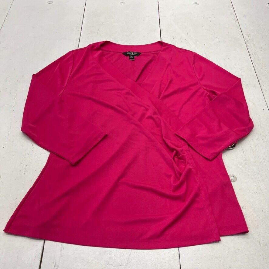 High Five Womens Red Long Sleeve Athletic Shirt Size Medium - beyond  exchange