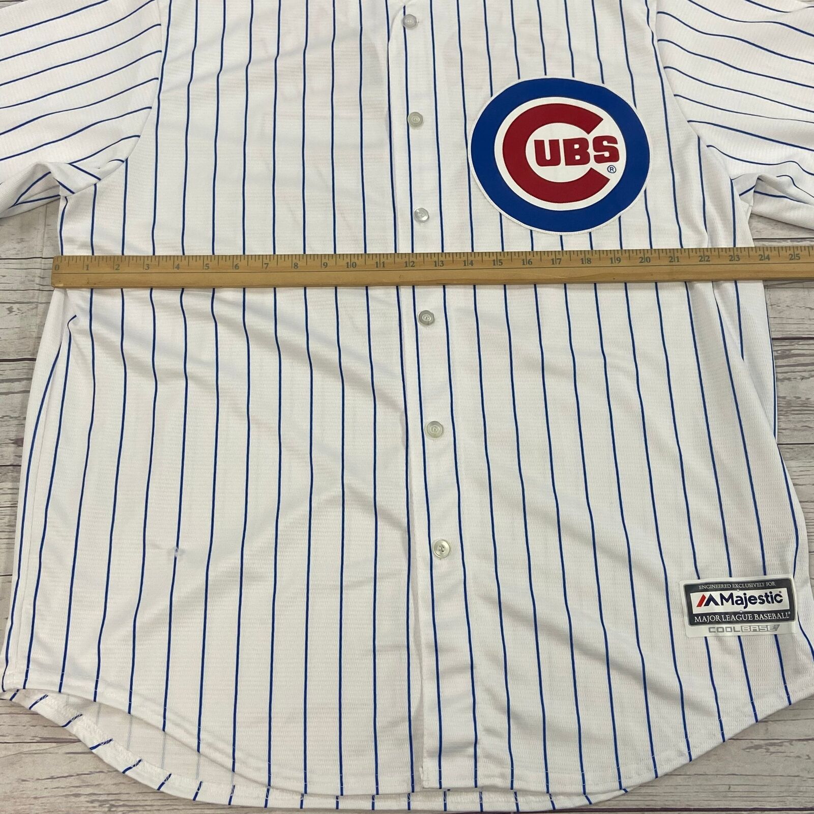 Majestic Embroidered Chicago Cubs MLB NHL Hockey Jersey • #17 Bryant • RARE