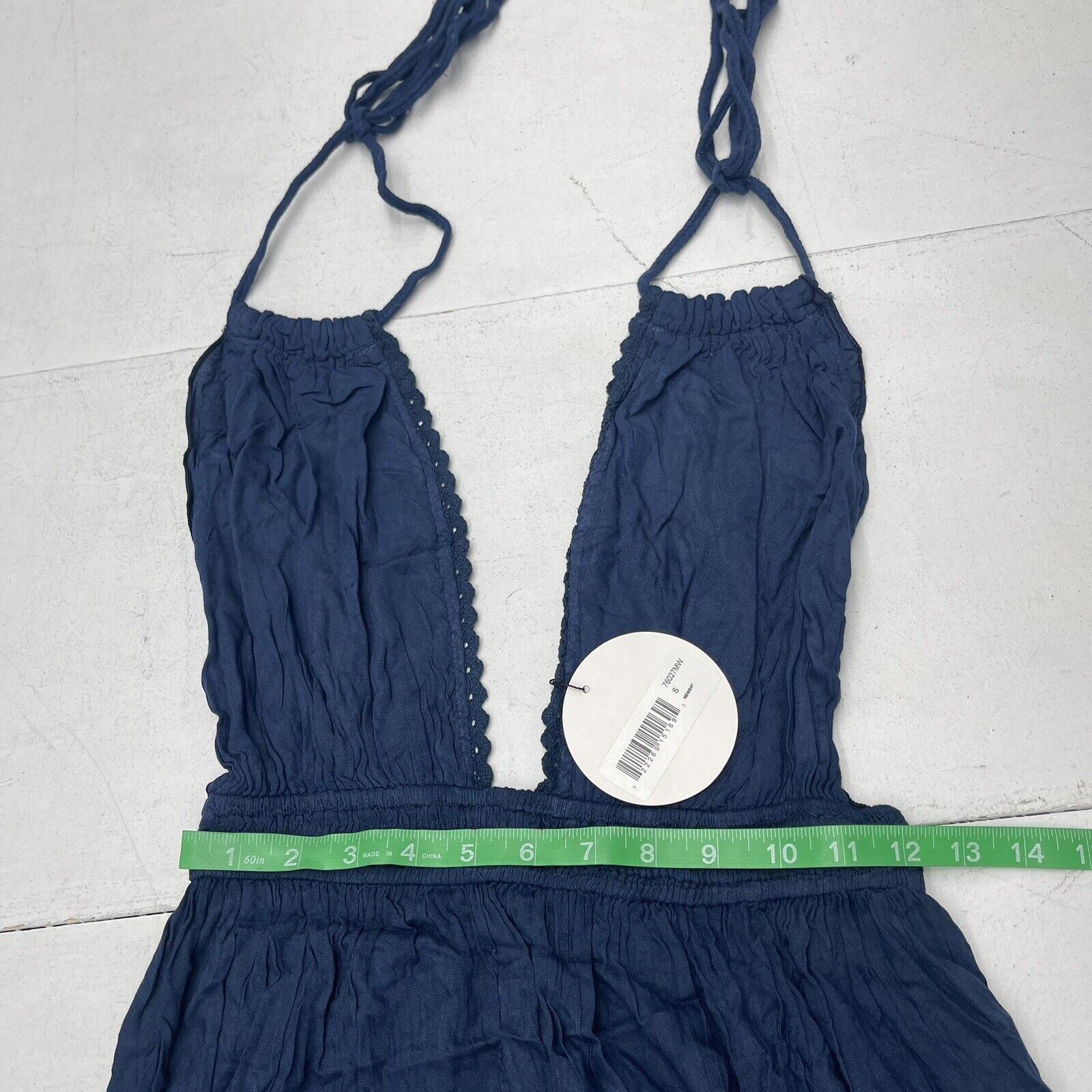Boho Me Navy Blue Lace Trim Low Maxi Dress - beyond exchange
