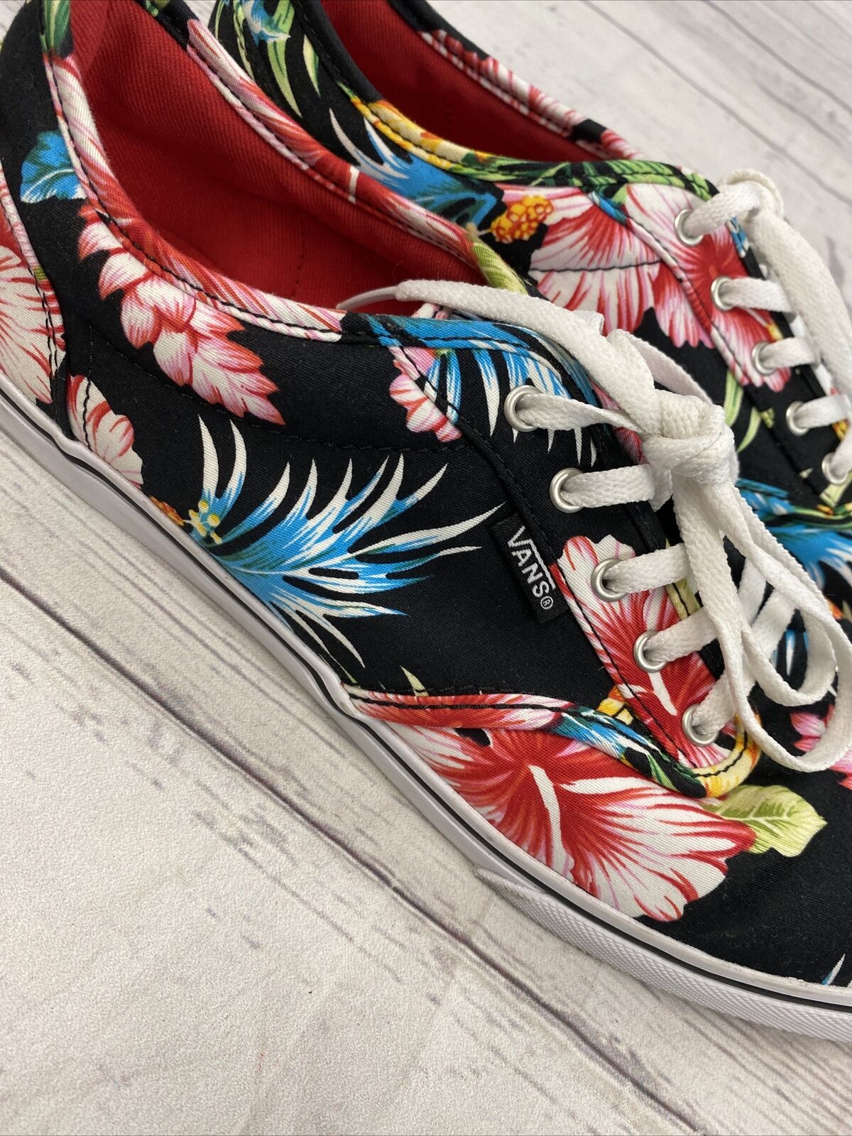 VANS 5000200 Hawaiian Tropical Floral Lace Shoes Women's Size -
