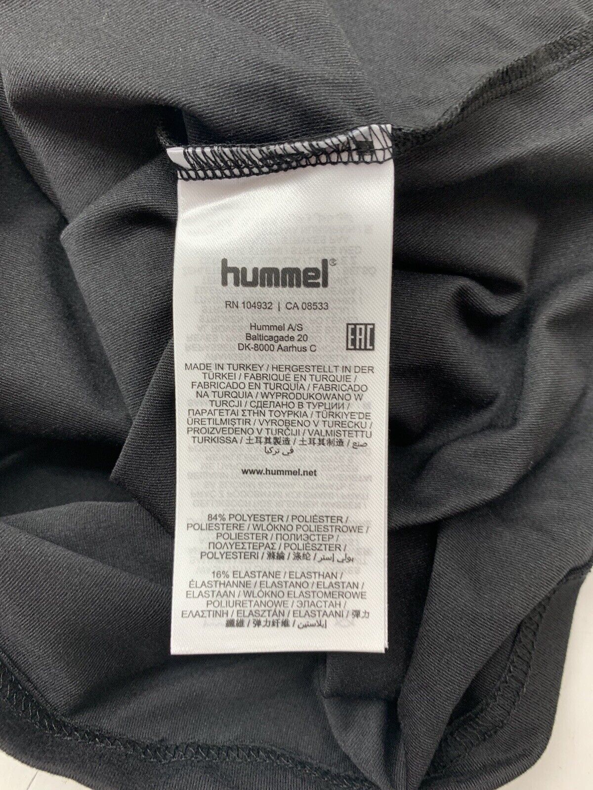 Virgil Black Medium Size beyond exchange - Shirt New T Hummel Mens