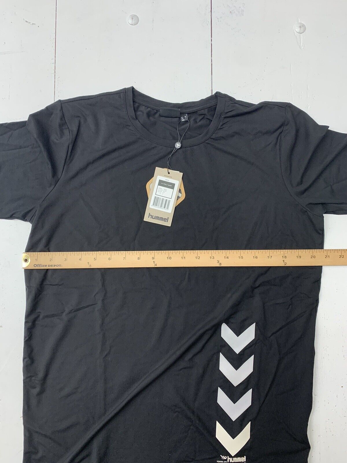 Hummel Mens Virgil Black T exchange Shirt Medium New - beyond Size