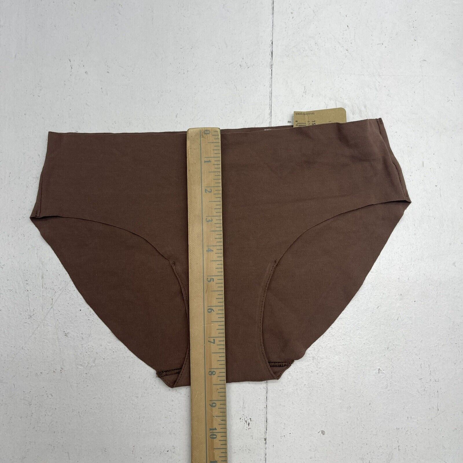 Tezenis Brown Classic Laser Cut Microfiber Brief Underwear Women's Lar -  beyond exchange