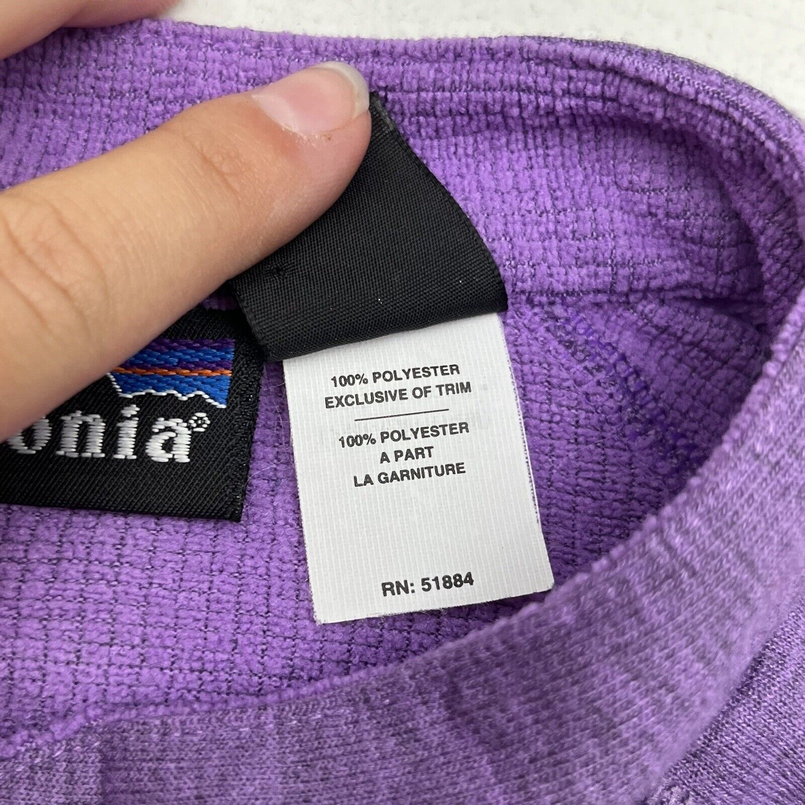 Patagonia Purple Half Zip Jacket Womens Size Medium - beyond exchange