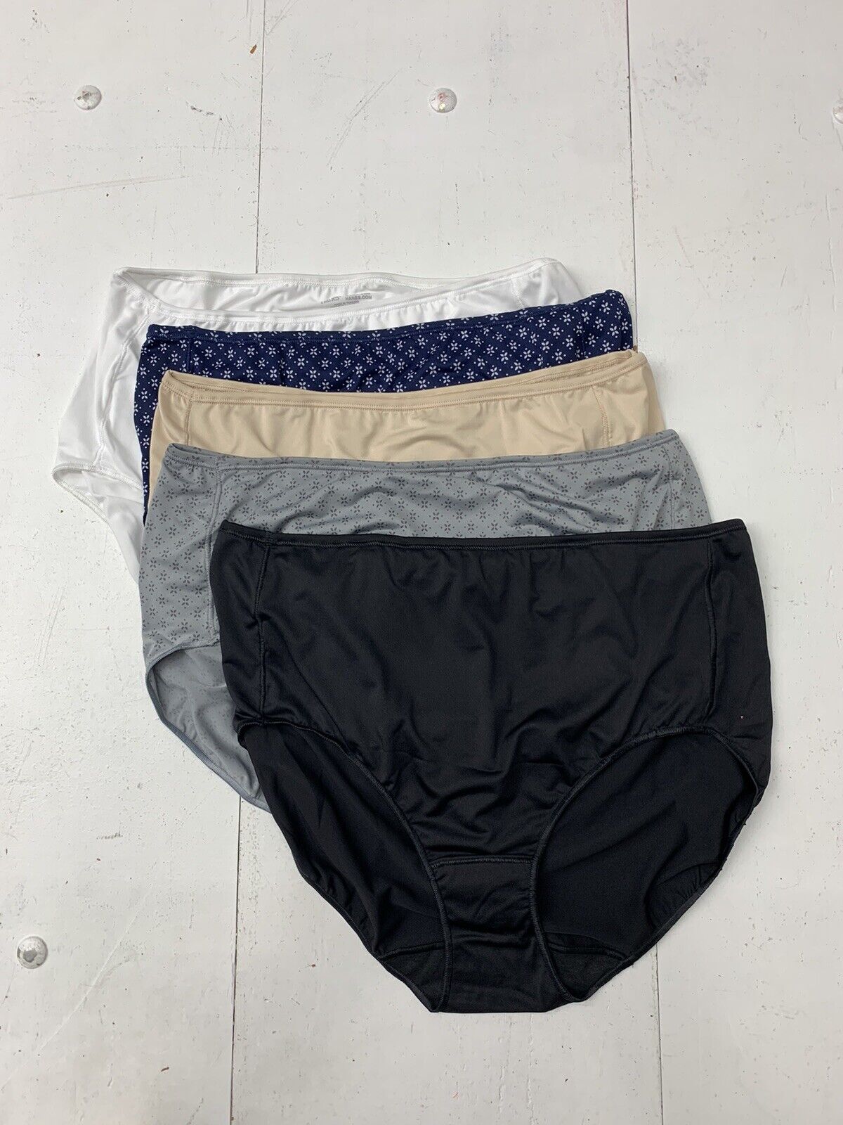 Hanes womens Cotton Brief Underwear, 10 Pack - Brief Black, 8