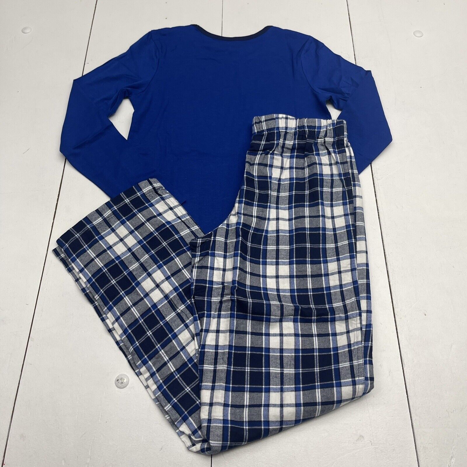 Lands End Blue Pajama Set Women’s Size XS New Defect