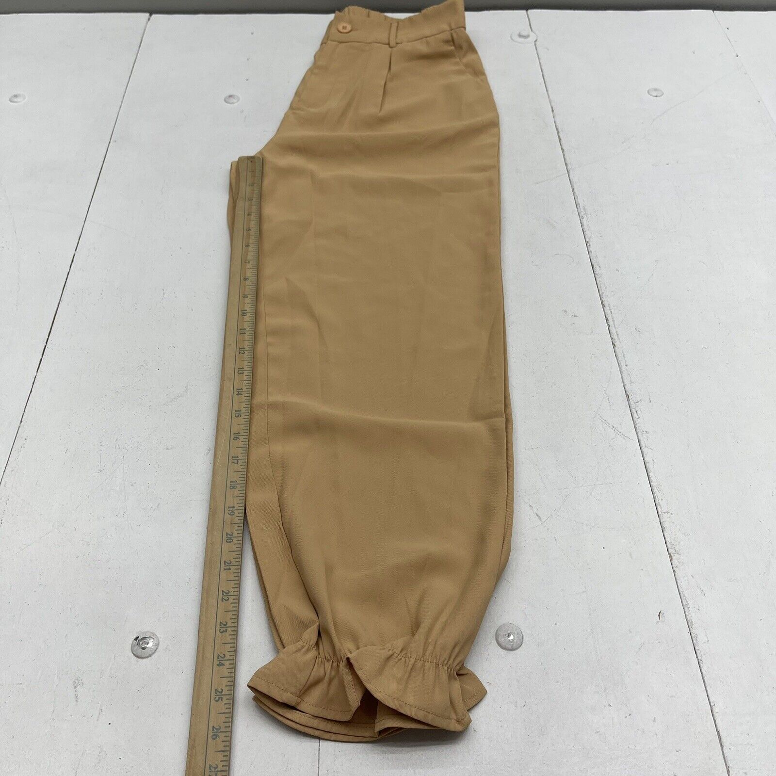 Senbo Tan Tank Top And Pant Set Women's Size Large New - beyond