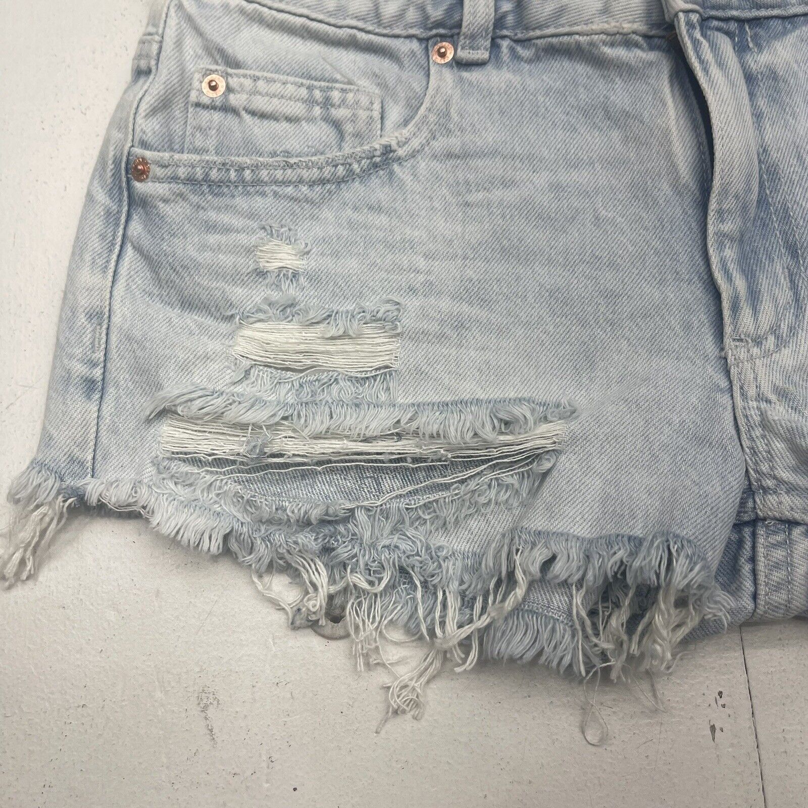 Lucky Brand Women's '90s Loose Distressed Denim Shorts - Macy's