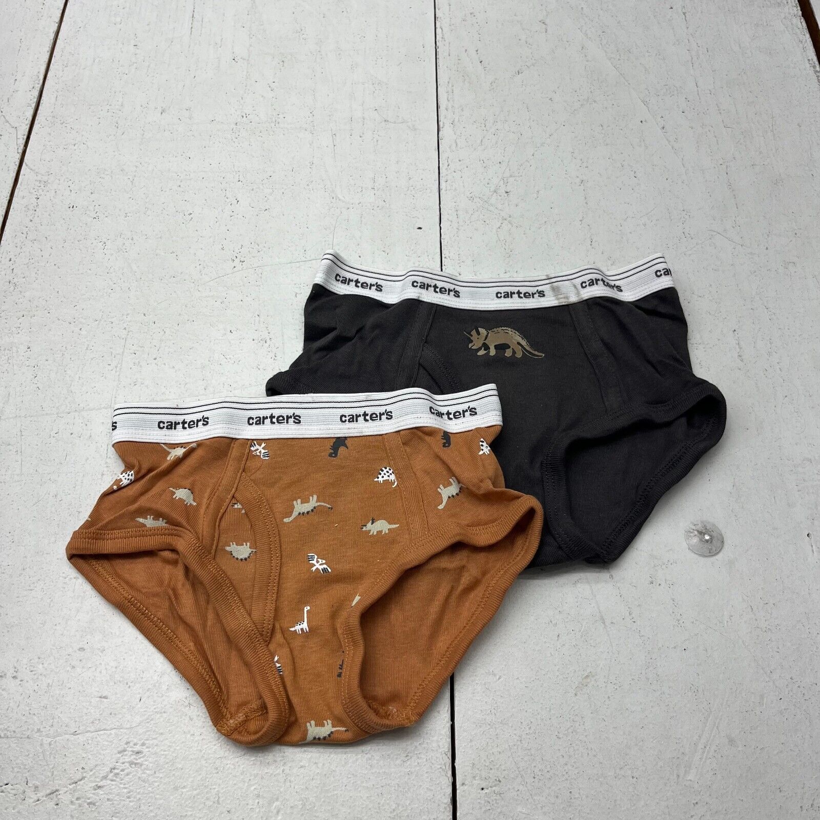 Carter's Black & Orange 2 Pack Printed Briefs Boys Size 4/5 NEW - beyond  exchange