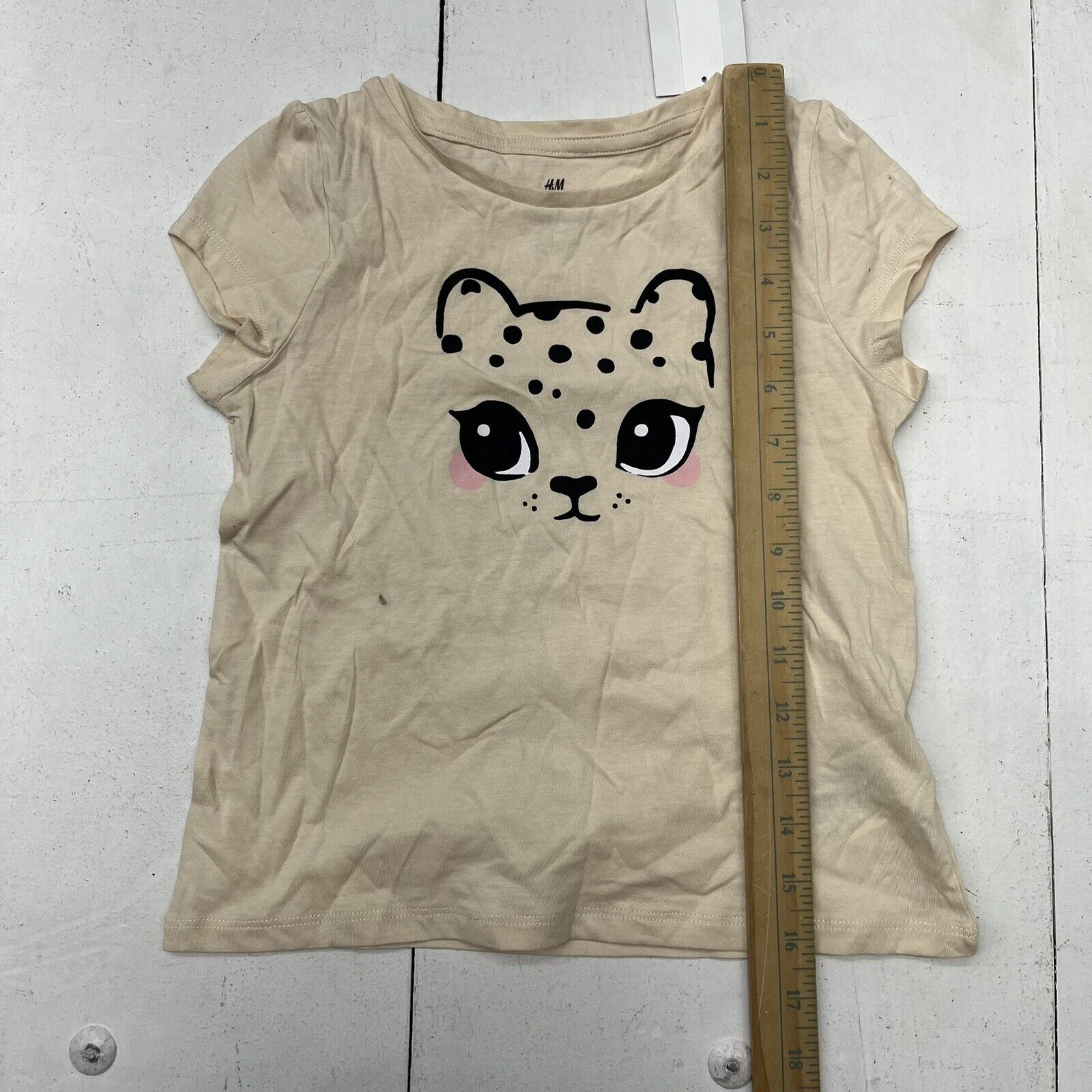 H&m 2024 cheetah shirt