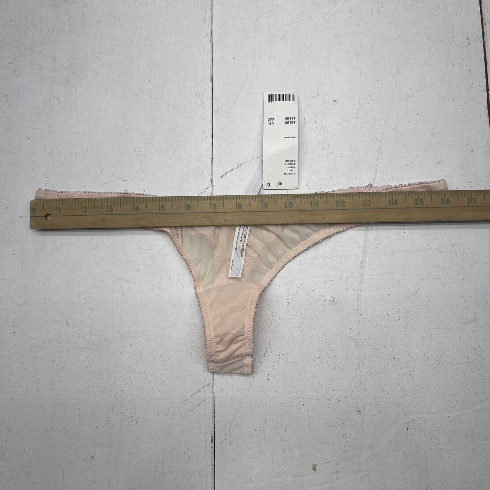 Bombas Womens Pink Thong Underwear Size XL - beyond exchange