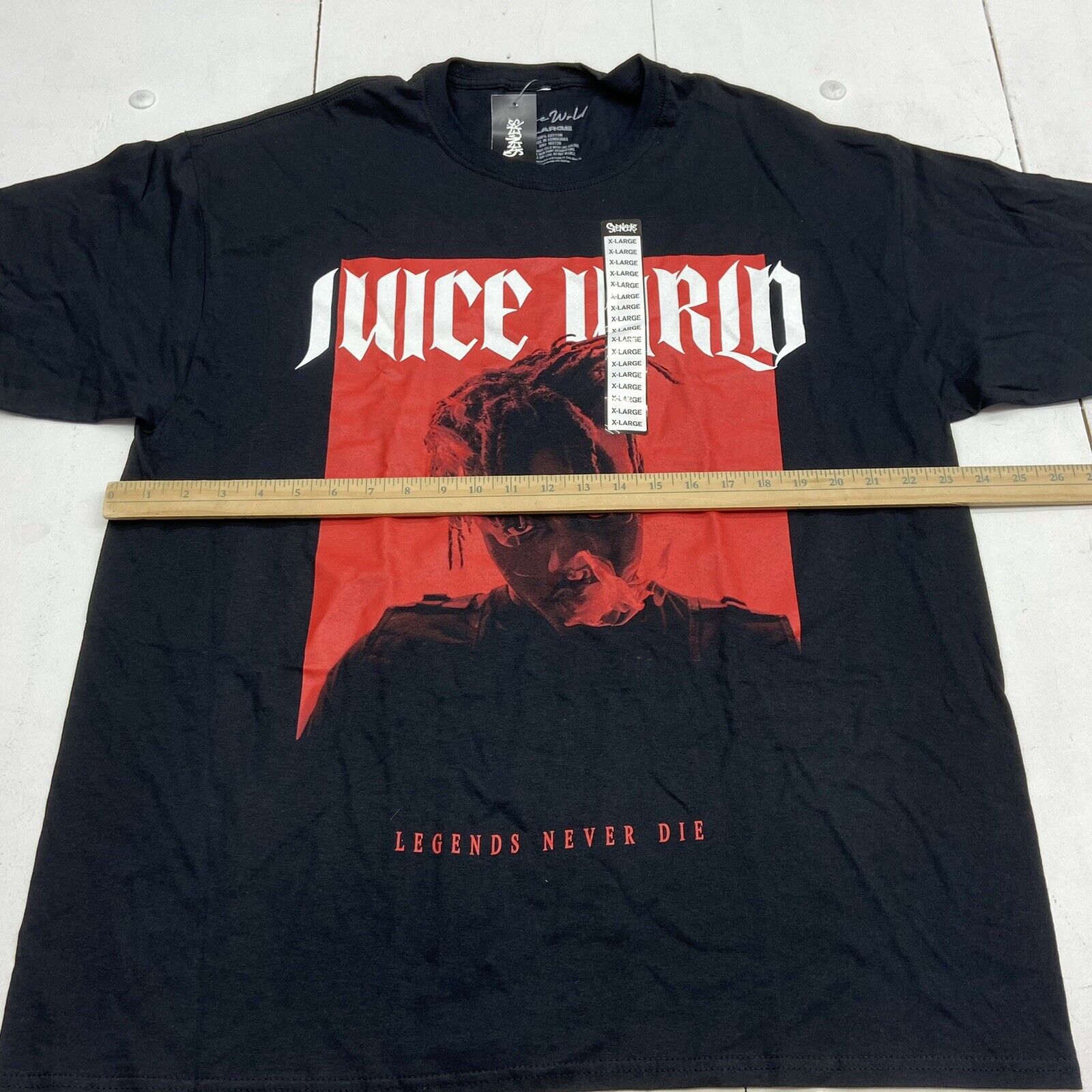 Juice World Black Graphic Short Sleeve T-Shirt Adult Size L NEW Spence -  beyond exchange