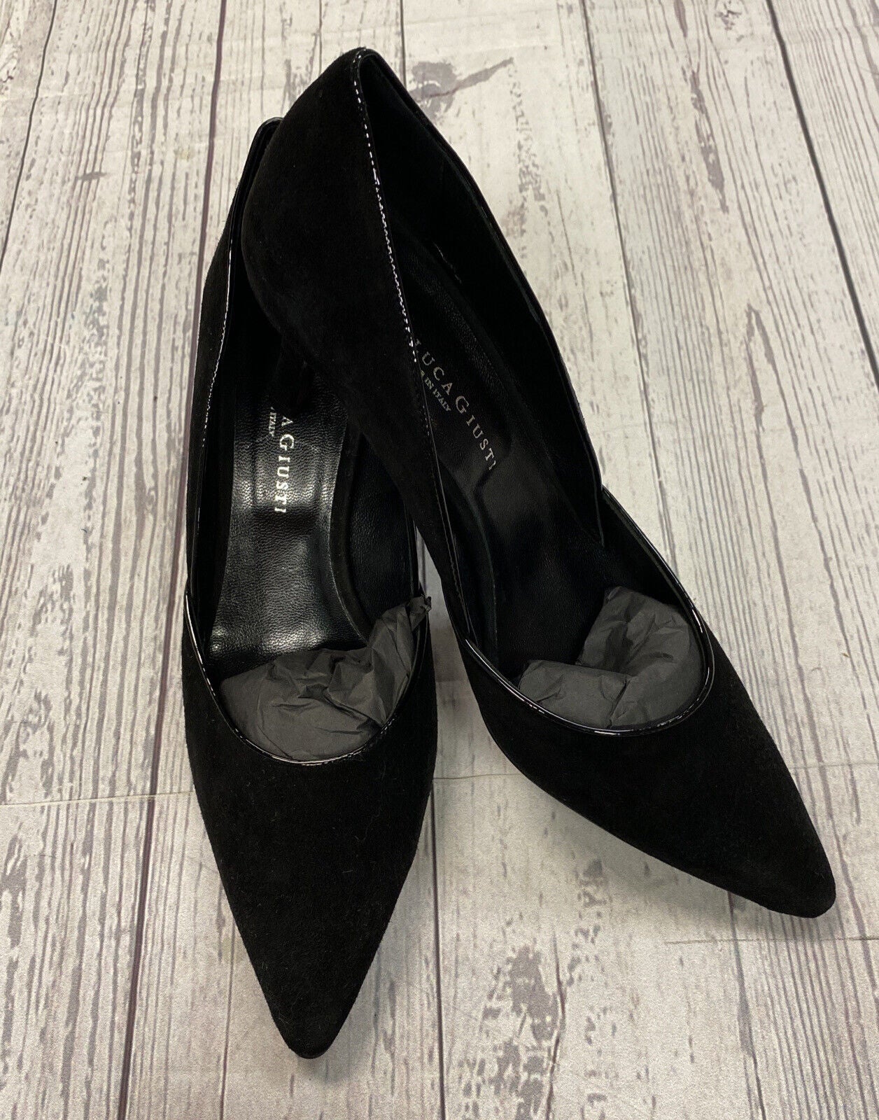 Langden Black Suede Heels by Diana Ferrari | Shop Online at Williams